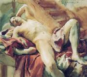 John Singer Sargent ritratto di Nicola D Inverno painting